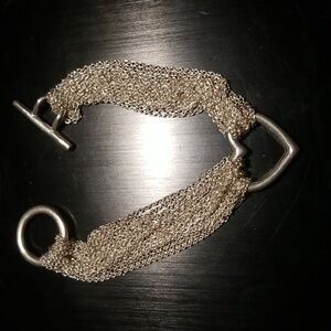 925 pure sterling silver 7in bracelet